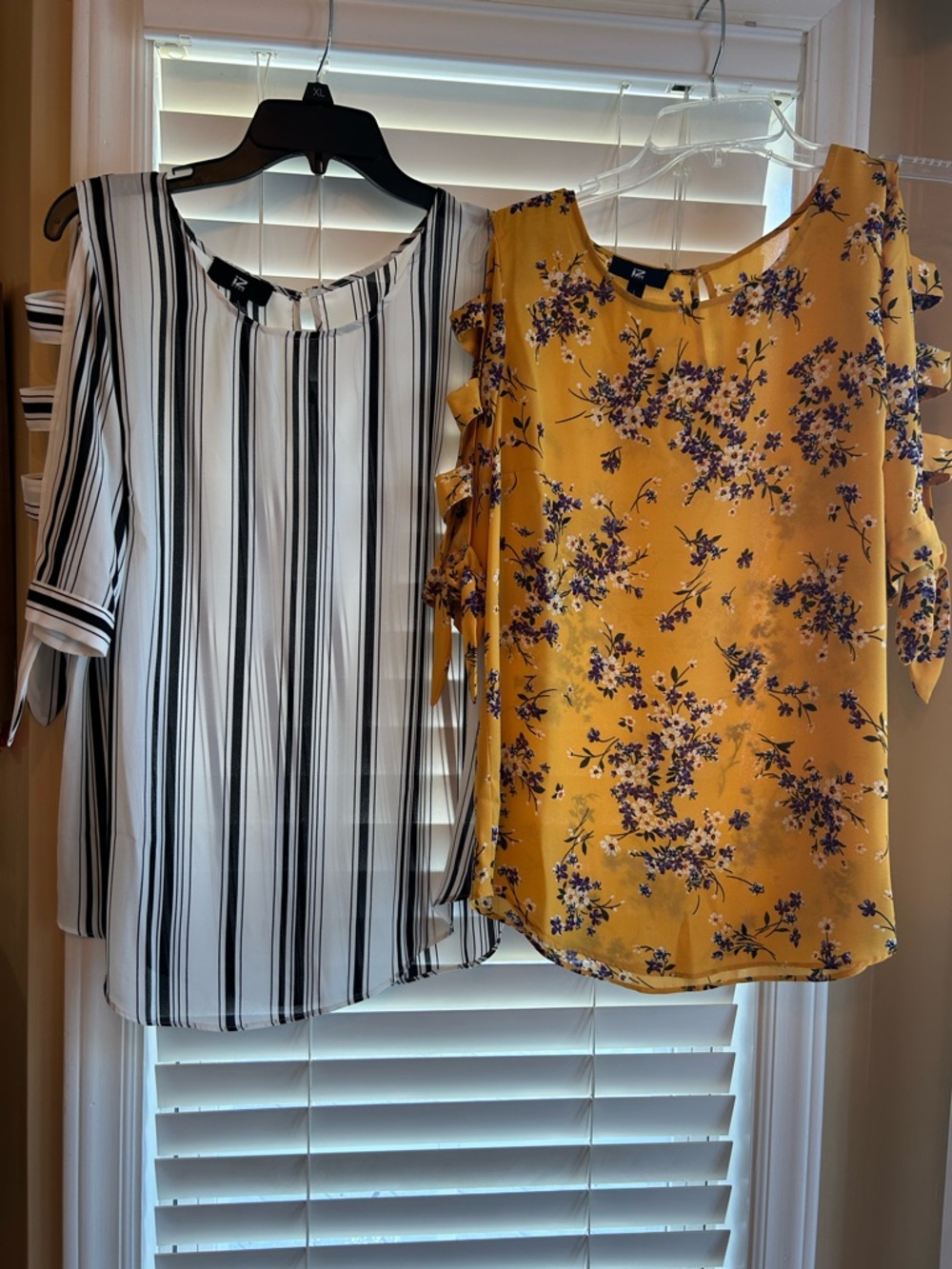 2 NWOT Women's IZ Byer Stylish Tops- Size Large